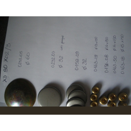 0233-XD  KIT BOUCHONS TAMPONS